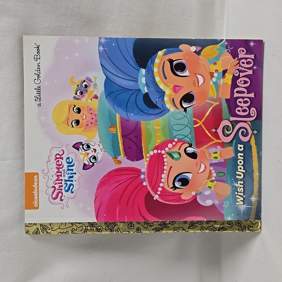 Shimmer & Shine LOT Little Golden Book & 2 Dolls Genie Mattel Viacom Nickelodeon - Picture 9 of 17